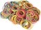 500 Pcs 1.5-Inch Rubber Bands, Stretchable Elastic Bands for Office, Home, and School — Durable, Flexible, and Multi-Purpose Rubber Bands for Organizing, Bundling, and Everyday Use (Color)